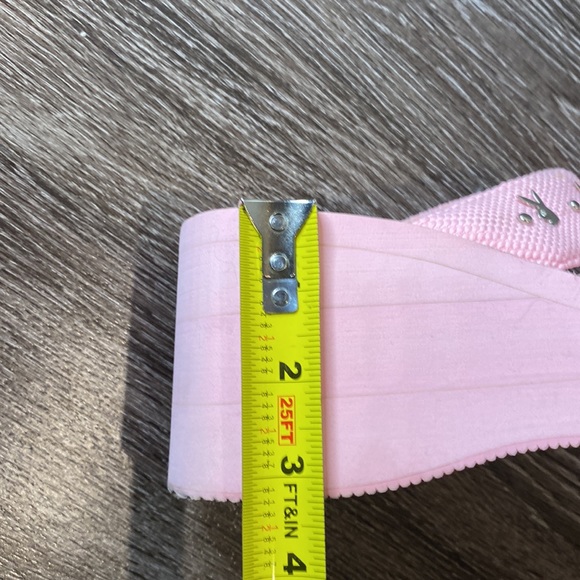 Playboy Vintage Platform Pink Sandals Size 6 - Picture 9 of 10